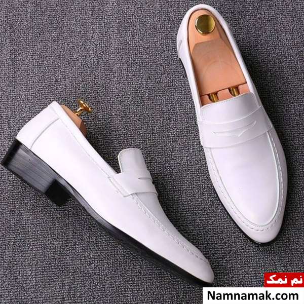 تمیز کردن کفش چرم سفید