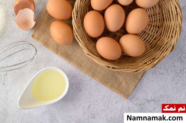 ماسک سفیده تخمه مرغ