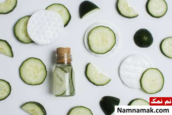 ماسک خیار و گلاب برای قبل ارایش
