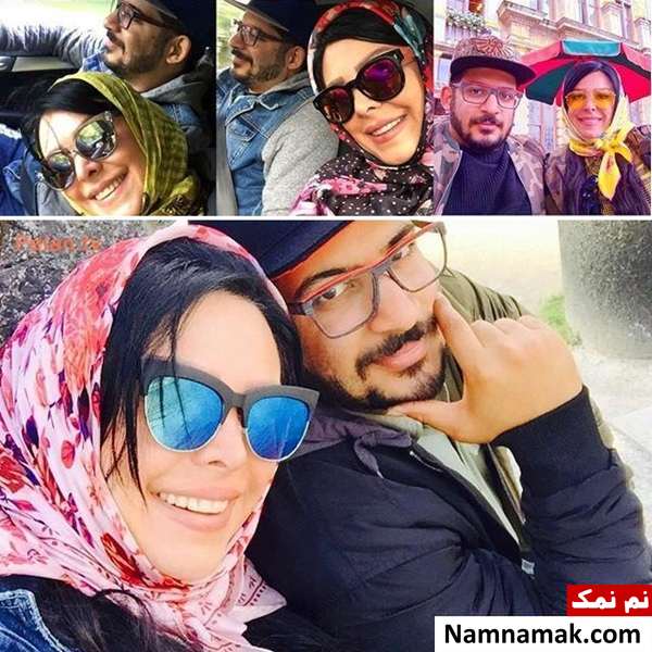 فلور نظری و پسرش در پاریس