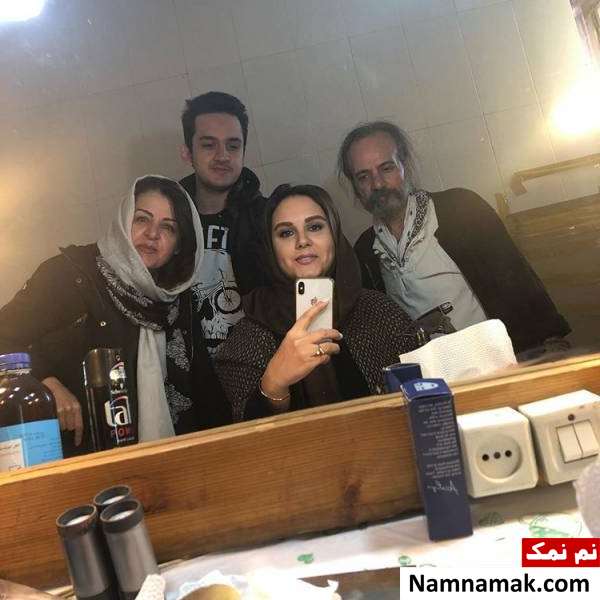 المیرا عبدی در اتاق گریم