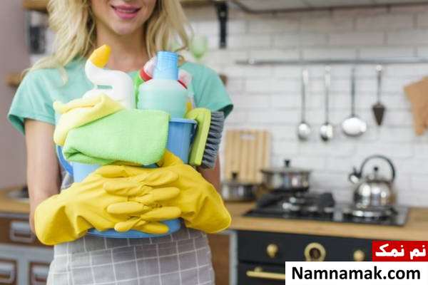 ترکیب شوینده ها سلامت پوست در خانه تکانی