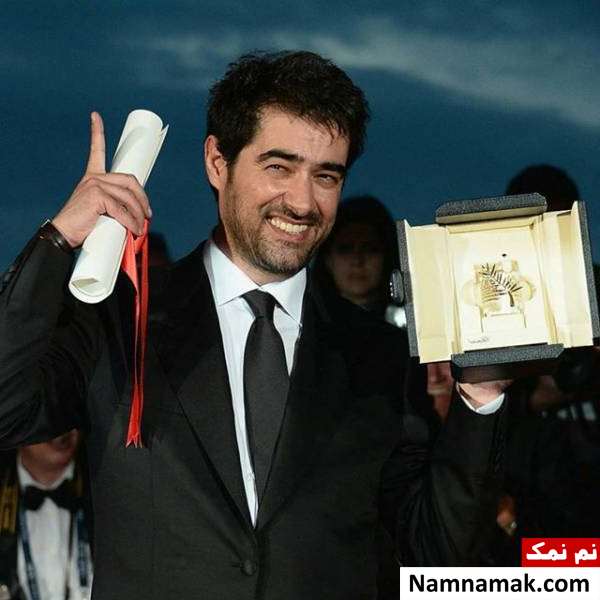 شهاب حسینی شهاب حسینی با نخل طلای جشنواره کن