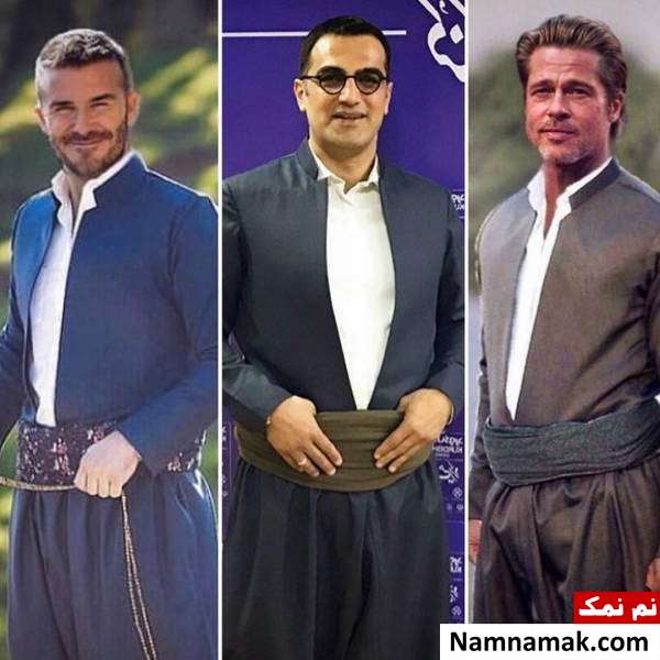 کوروش سلیمانی کوروش سلیمانی با لباس کردی