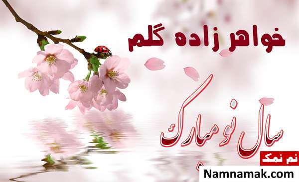 اس ام اس تبریک سال نو به خواهر زاده