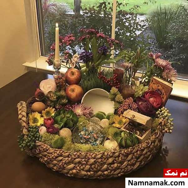 ایده مدل سفره هفت سین تازه عروس برای سال جدید