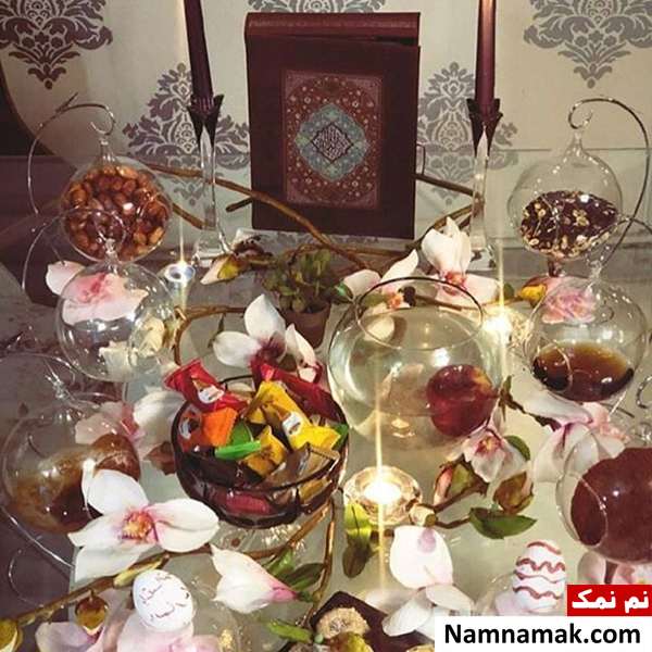 مدل سفره هفت سین فوق العاده شیک نوروز امسال برای خاص پسندان