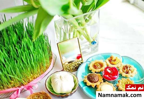 سفره هفت سین سبزه برای هفت سین