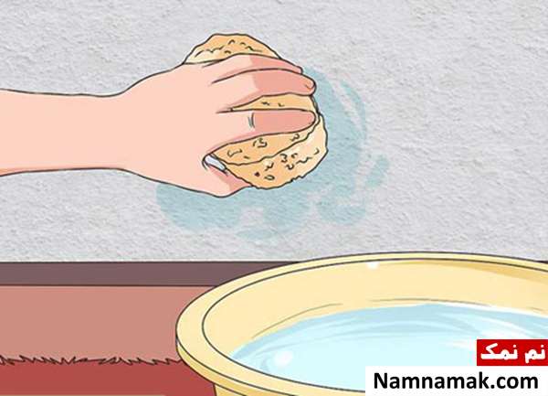 نحوه پاک کردن لکه از روی دیوار گچی ، طرز پاک کردن لکه ها از روی دیوار