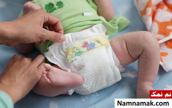 جوش نوزادان جوش در قسمت پوشک نوزادان