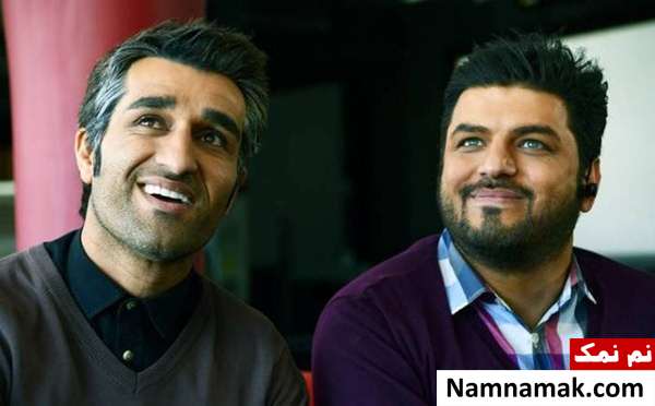 پژمان جمشیدی و سام درخشانی پژمان جمشیدی و سام درخشانی در سریال پژمان