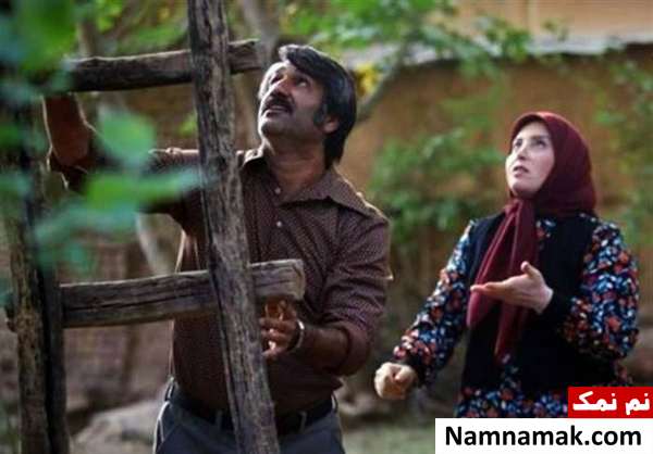 ژاله صامتی و پژمان جمشیدی عکسی از ژاله صامتی و پژمان جمشیدی در سریال زیرخاکی