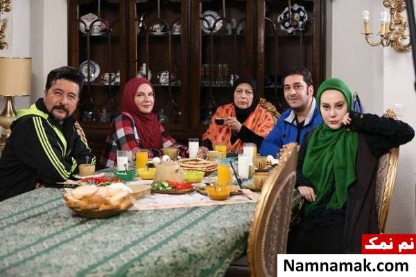 آرام جعفری در کنار بازیگران دنیای گمشده