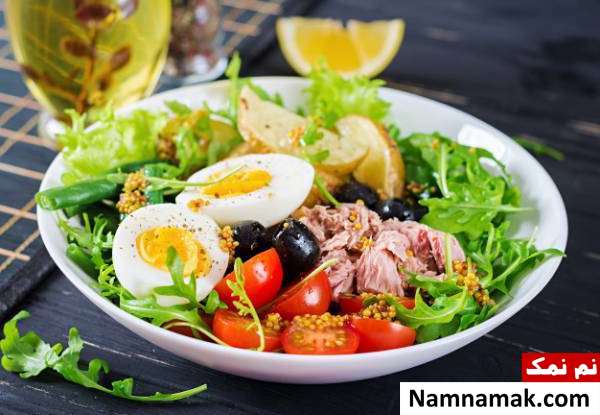 دسر سالادی انواع سالاد رژیمی