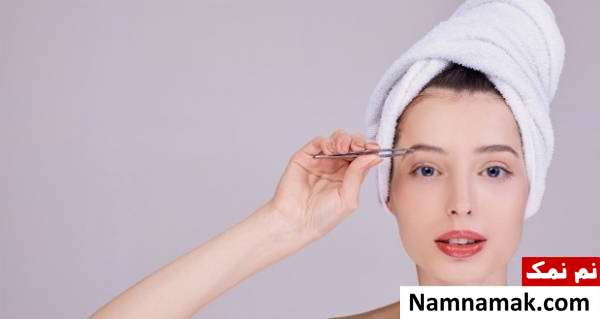 بهترین روش برداشتن ابرو در منزل