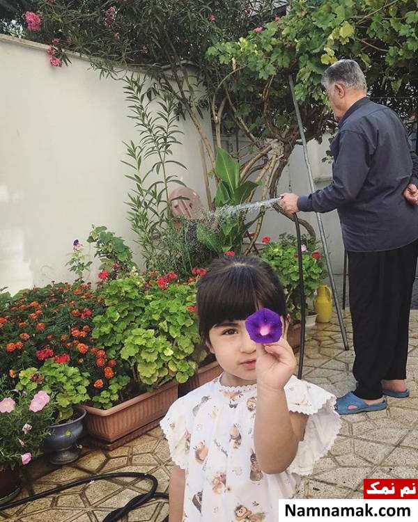 دختر کوروش سلیمانی دختر کوروش سلیمانی در کنار پدرش