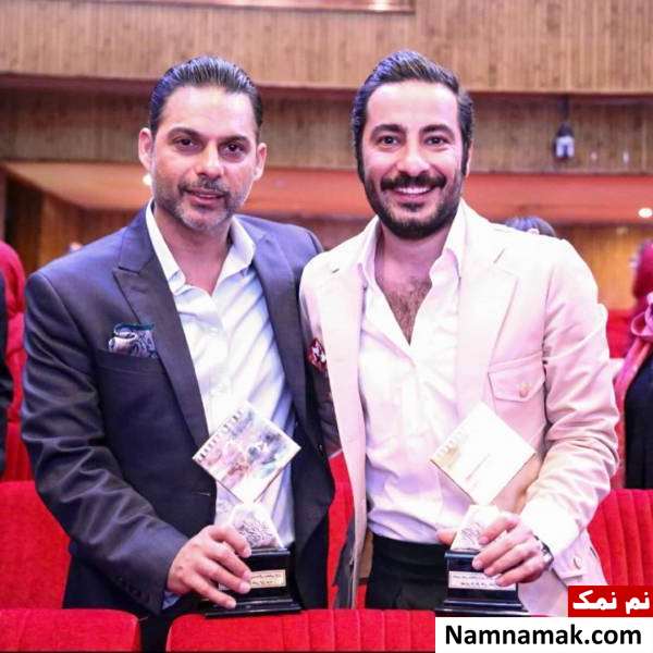 عکسی از نوید محمدزاده و پیمان معادی