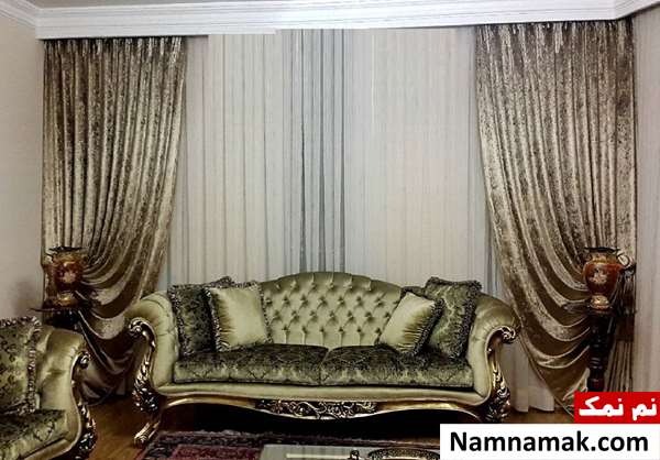 مدل والان حریر ، مخمل و توری ساده و شیک