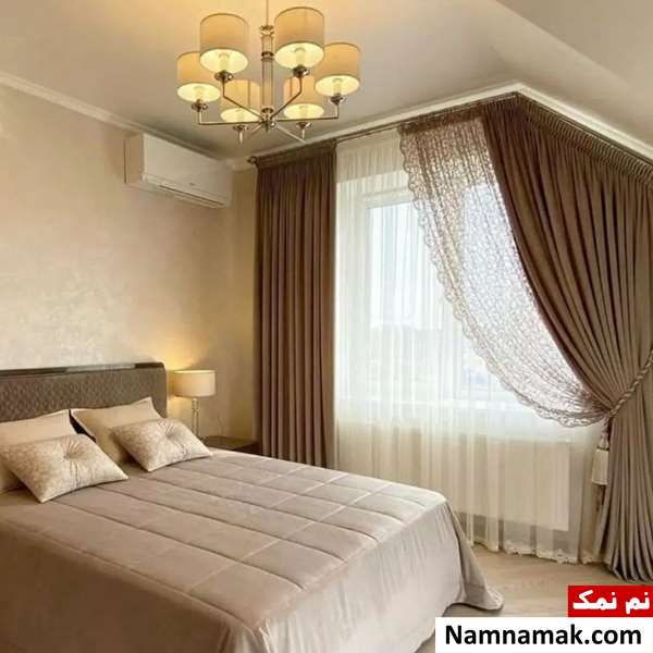 مدل پردهای حریر و شیشه ای