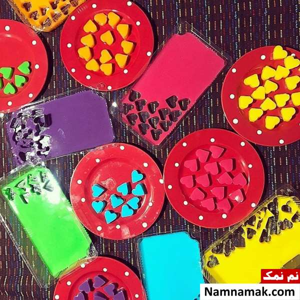 ژله ویترینی قلبی