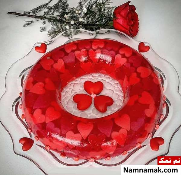ژله ویترینی قلبی