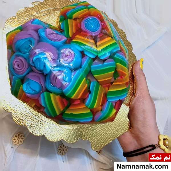ژله ویترینی قلبی