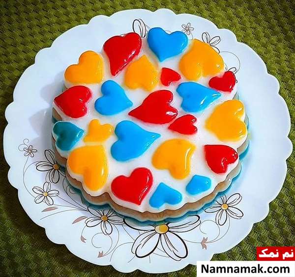 ژله ویترینی قلبی