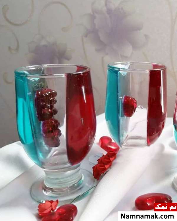 ژله ویترینی در جام