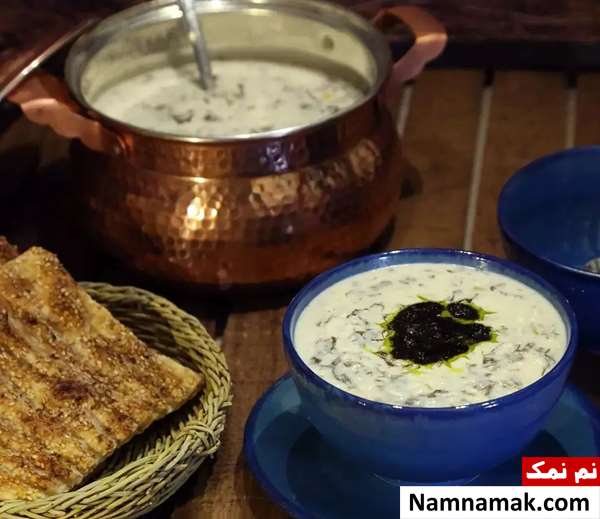 آش دوغ با بلغور