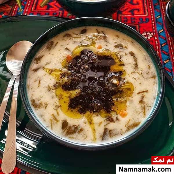 آش دوغ با بلغور