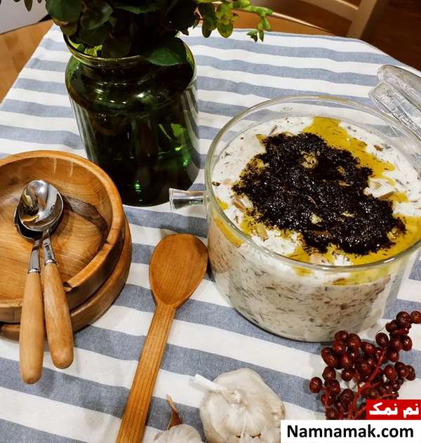 آش دوغ با بلغور