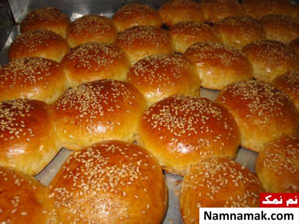 نان شیرمال با تنور گازی