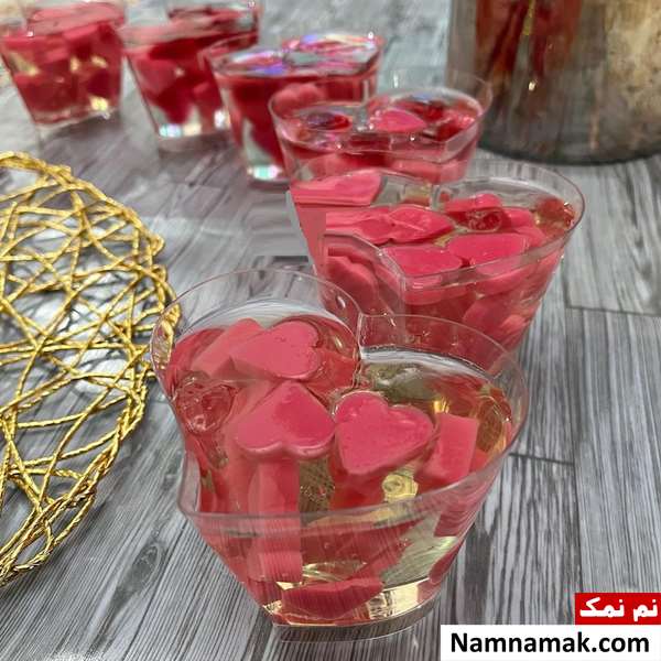 آموزش تزیین ژله