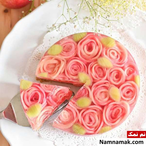 تزیین ژله با میوه با عکس و تصویر