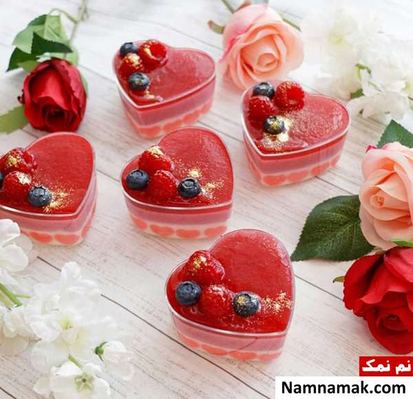 تزیین ژله با میوه با عکس و تصویر