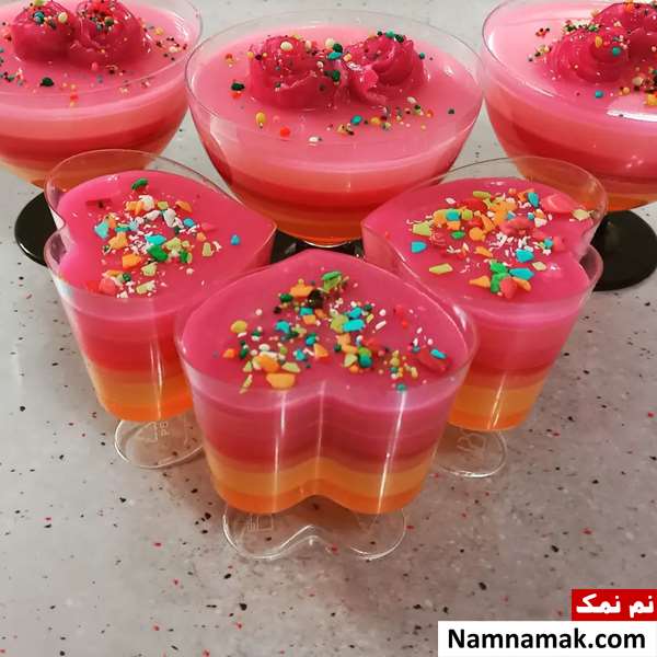 ژله لیوانی