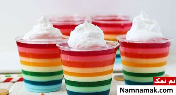 طرز تهیه انواع ژله بستنی جدید و مجلسی با عکس و تصویر