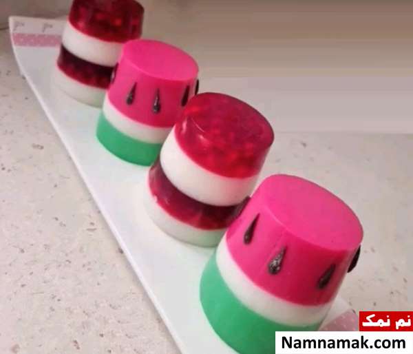 طرز تهیه انواع ژله ساده بدون قالب