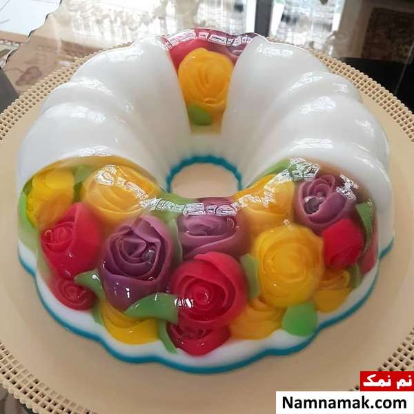 طرز تهیه ژله جدید برای یخچال عروس