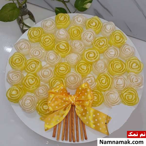 طرز تهیه ژله جدید برای یخچال عروس