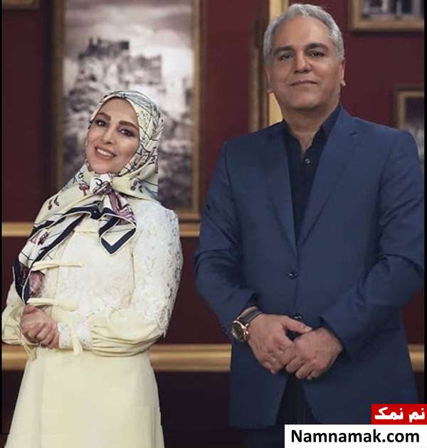 ژیلا صادقی و مهران مدیری در دورهمی