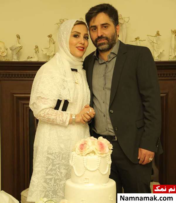 عکس عروسی ژیلا صادقی و همسرش محسن رجبی