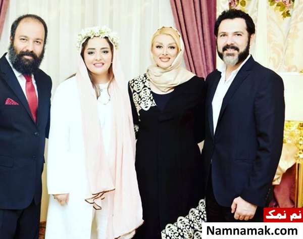 عقد نرگس محمدی کوروش تهامی و همسرش در عقد نرگس محمدی