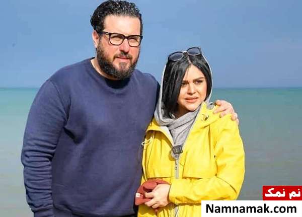 محسن کیایی و همسرش محسن کیایی در کنار همسرش