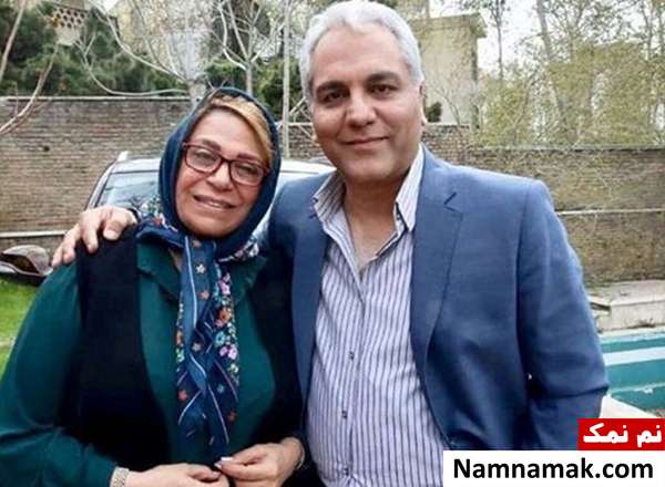 گوهر خیراندیش در آغوش مهران مدیری