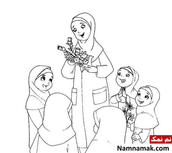 بهترین نقاشی برای روز معلم بهترین نقاشی کودکان برای روز معلم
