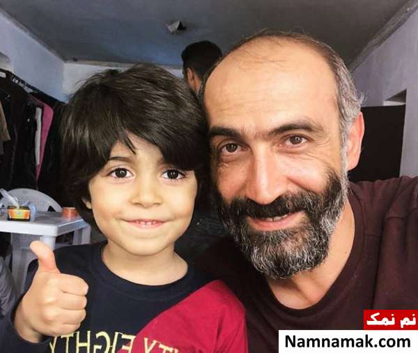 رایان سرلک در کنار هادی حجازی فر بازیگر زیرخاکی