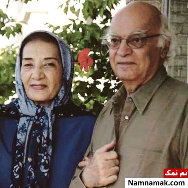 نجف دریابندری و همسرش فهیمه راستکار