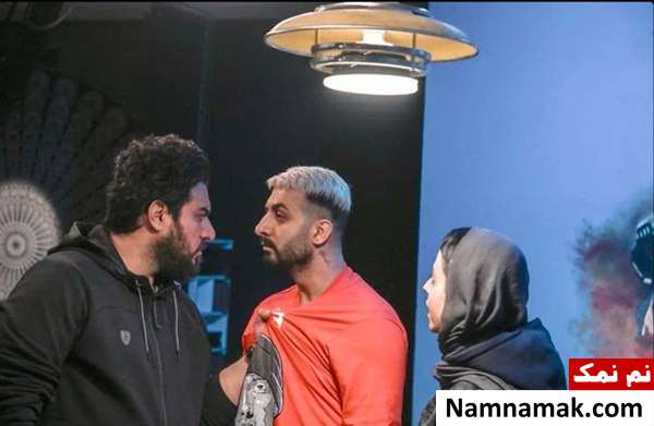 حسین امیدی و محسن کیایی محسن کیایی و حسین امیدی در سریال هم گناه