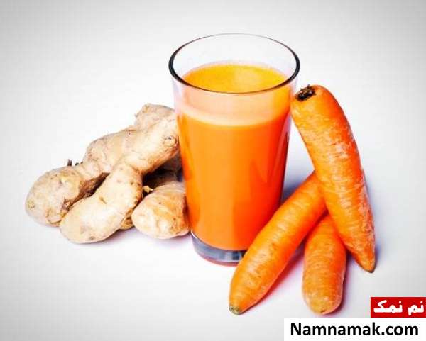 آب هویج زنجبیل طرز تهیه آب هویج و زنجبیل